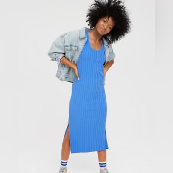 Aerie Blue Maxi Dress - Picture 2 of 9